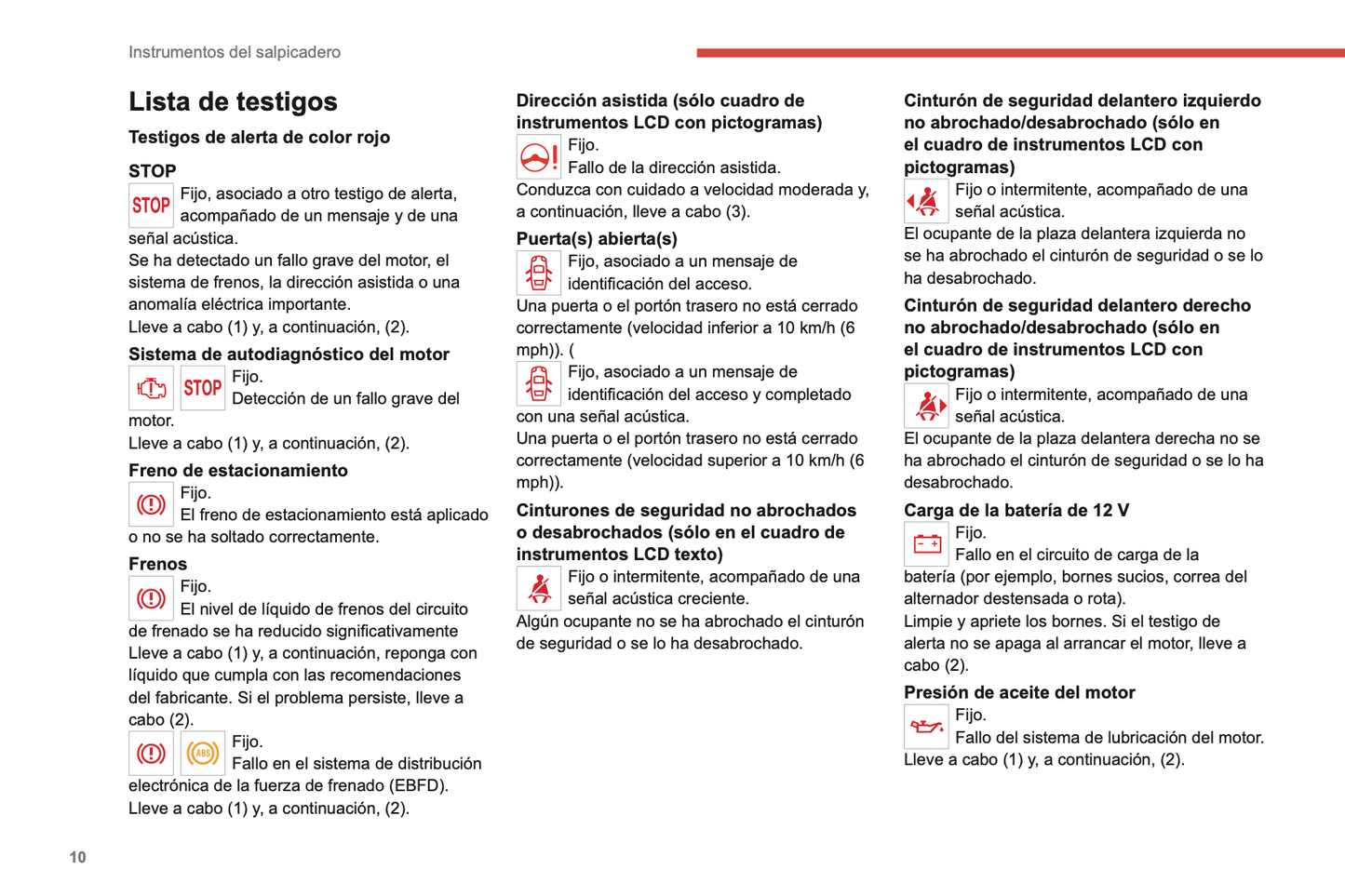 2022-2024 Citroën C3 Owner's Manual | Spanish