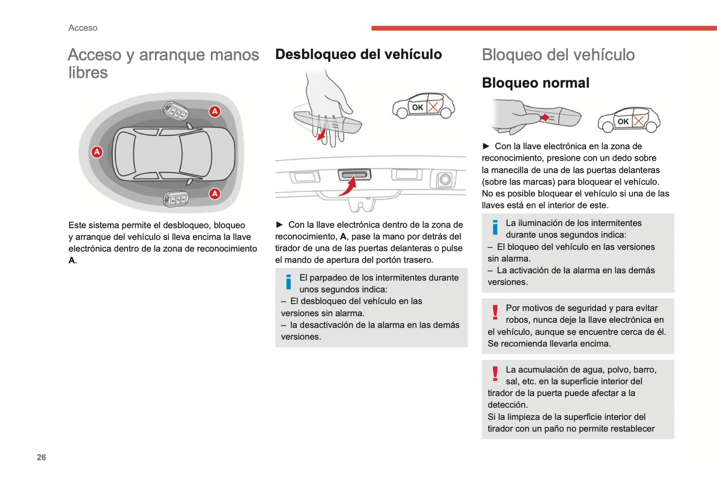 2022-2024 Citroën C3 Owner's Manual | Spanish