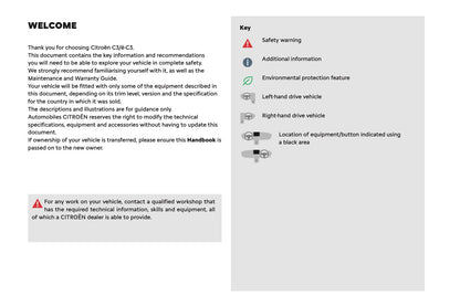 2024-2025 Citroën C3 Owner's Manual | English