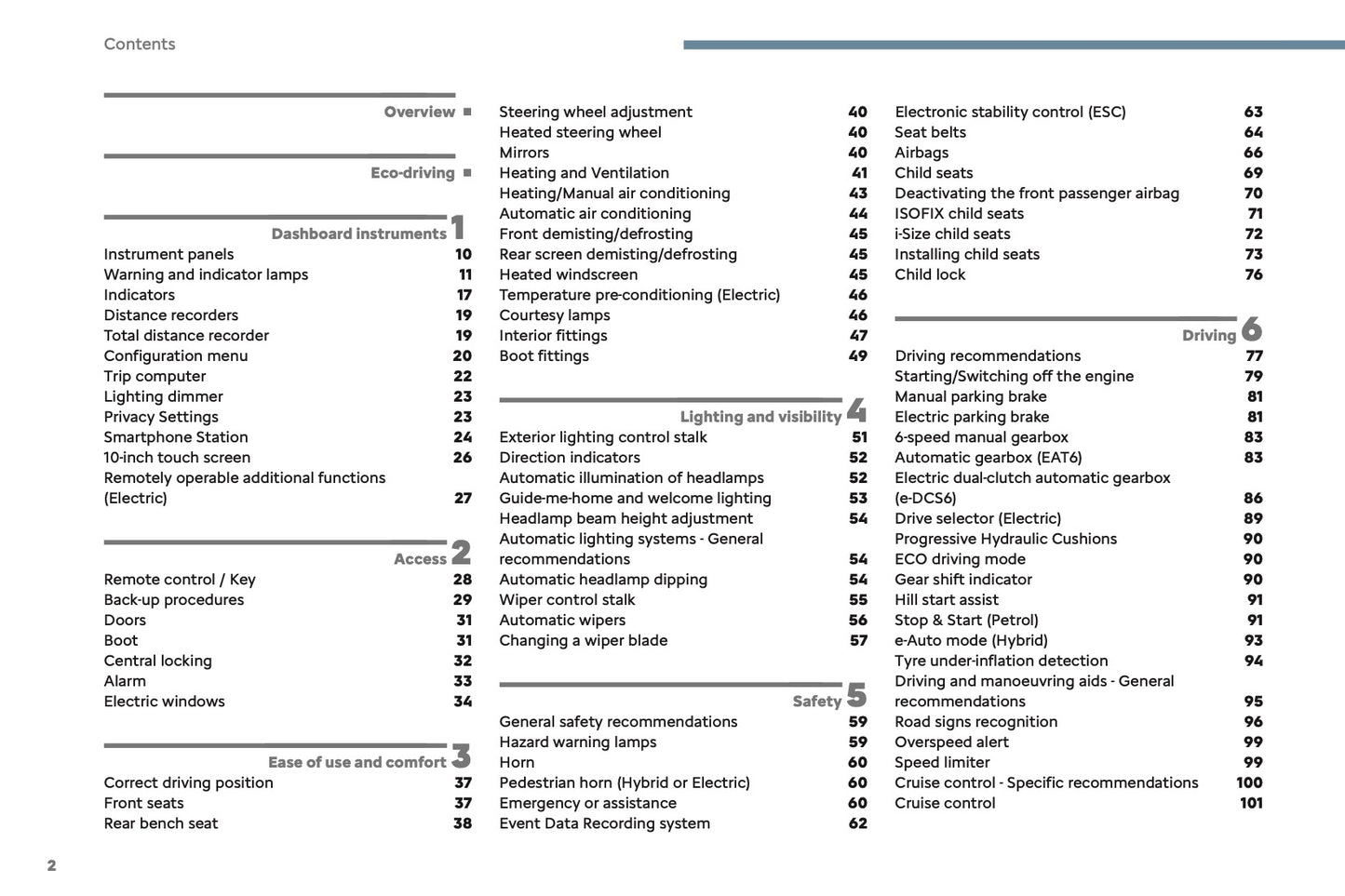 2024-2025 Citroën C3 Owner's Manual | English