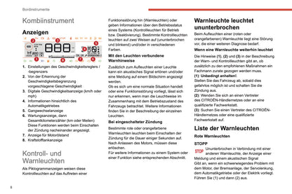 2019-2021 Citroën C4 Cactus Owner's Manual | German