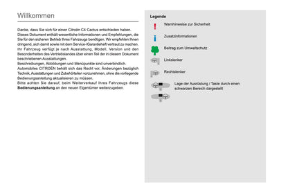 2019-2021 Citroën C4 Cactus Owner's Manual | German