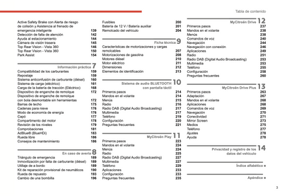 2022-2024 Citroën C4/C4 X/ë-C4/ë-C4 X Owner's Manual | Spanish