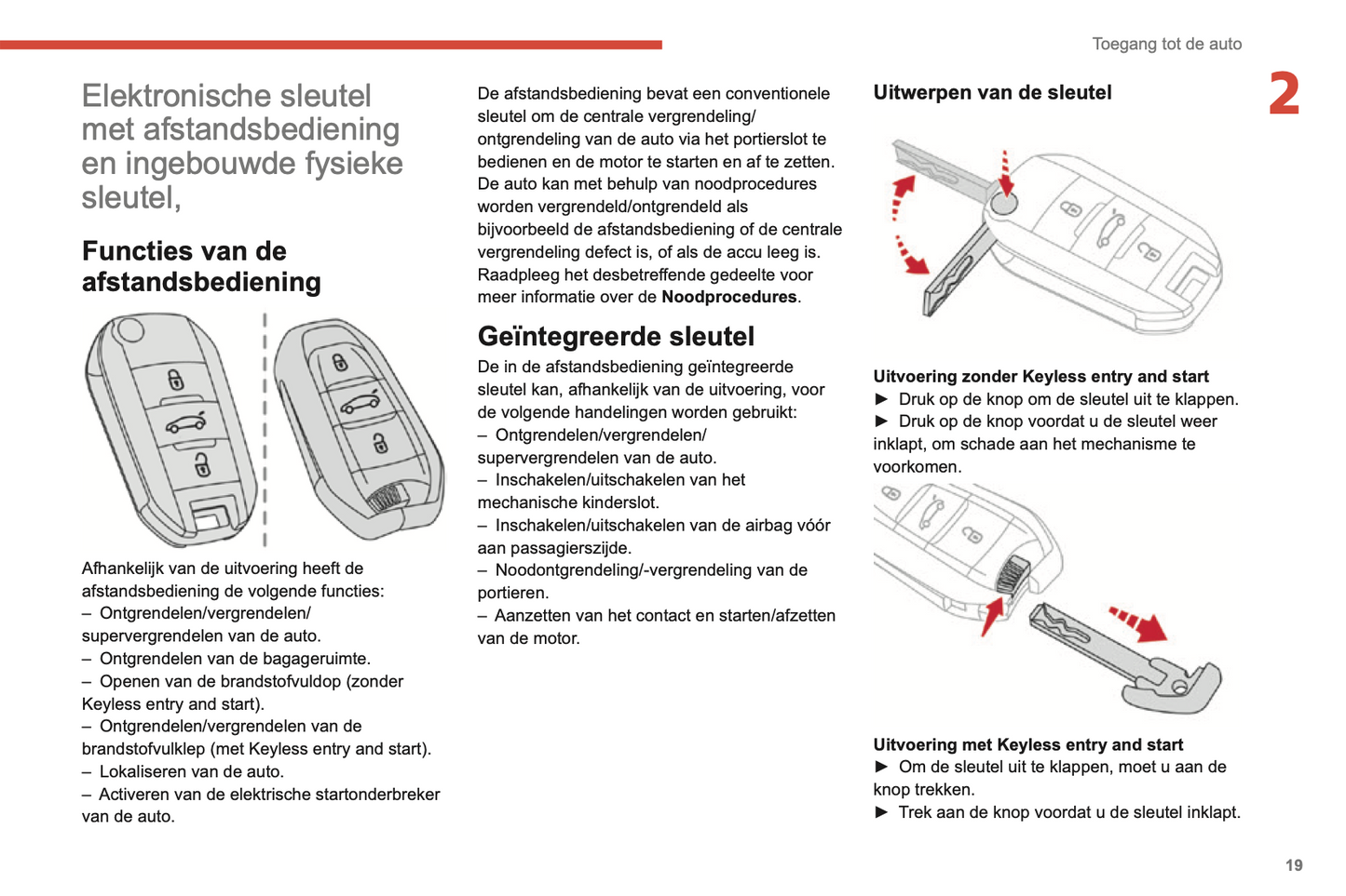 2019-2021 Citroën C4 Cactus Owner's Manual | Dutch