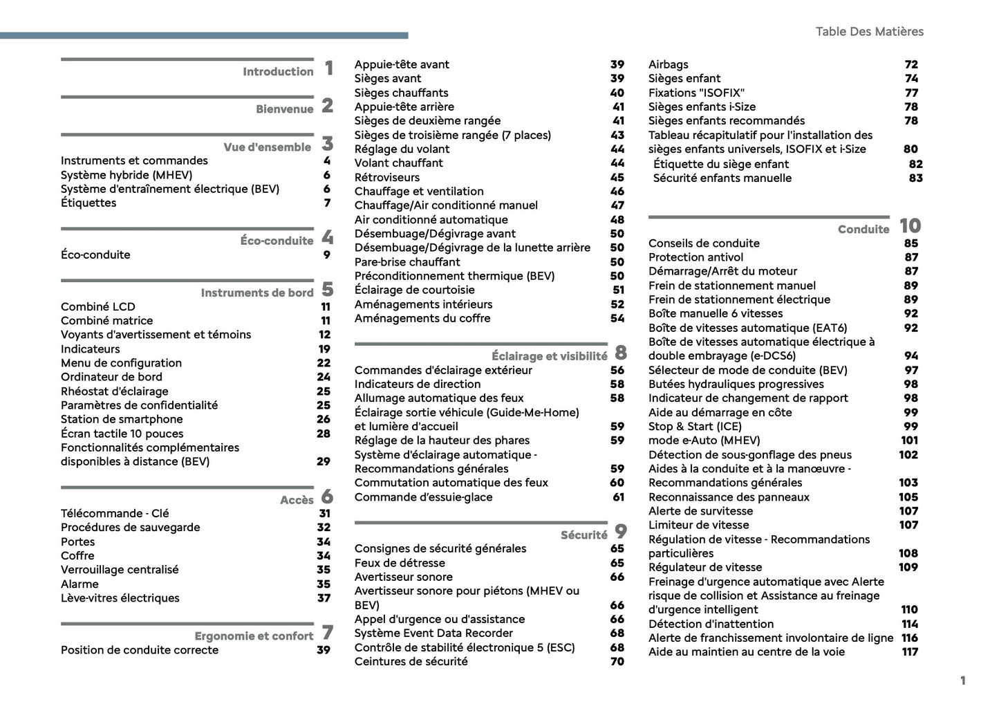2025 Citroën C3 Aircross Owner's Manual | French