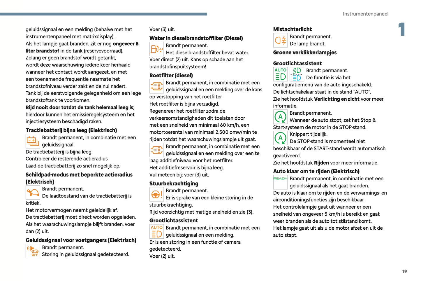 2024 Citroën Jumpy/Dispatch/SpaceTourer Owner's Manual | Dutch