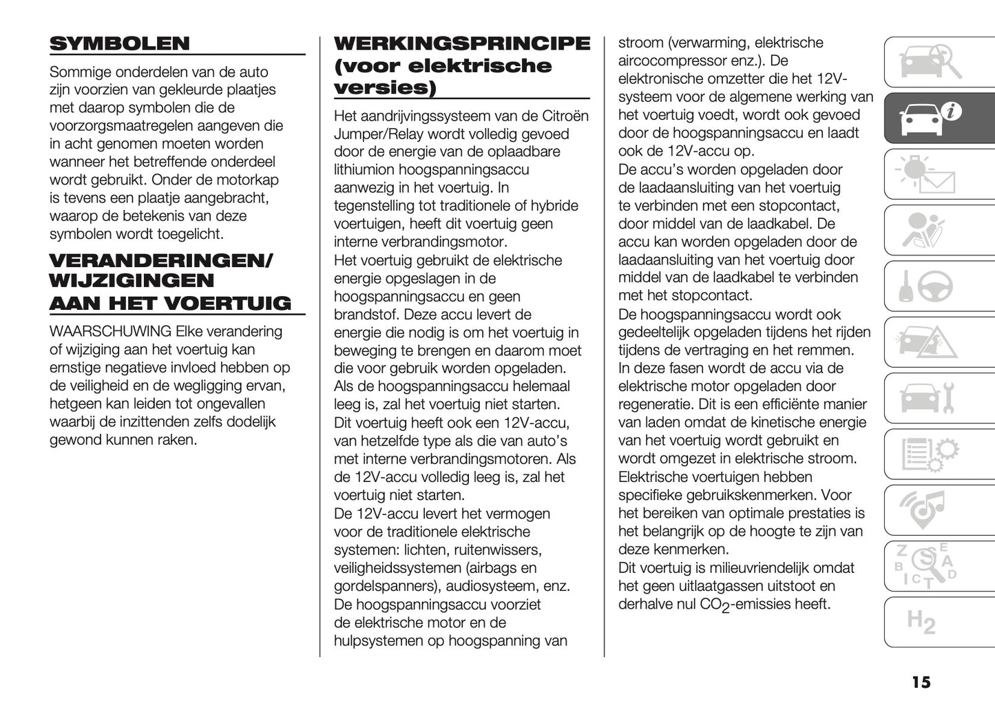 2025 Citroën Jumper/Relay Owner's Manual | Dutch