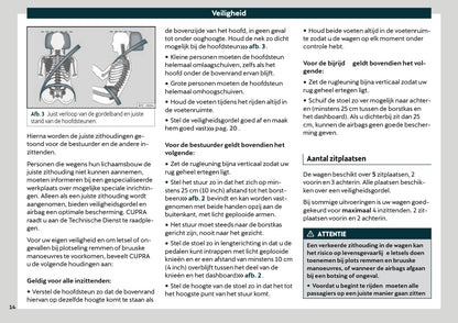 2021 Cupra Ateca Owner's Manual | Dutch