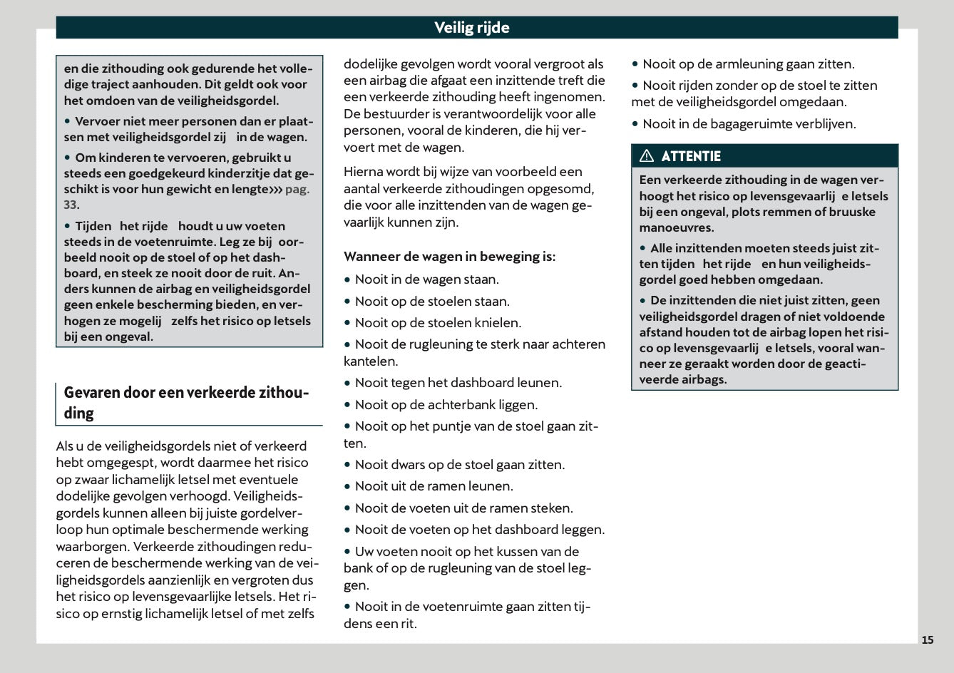 2021 Cupra Ateca Owner's Manual | Dutch