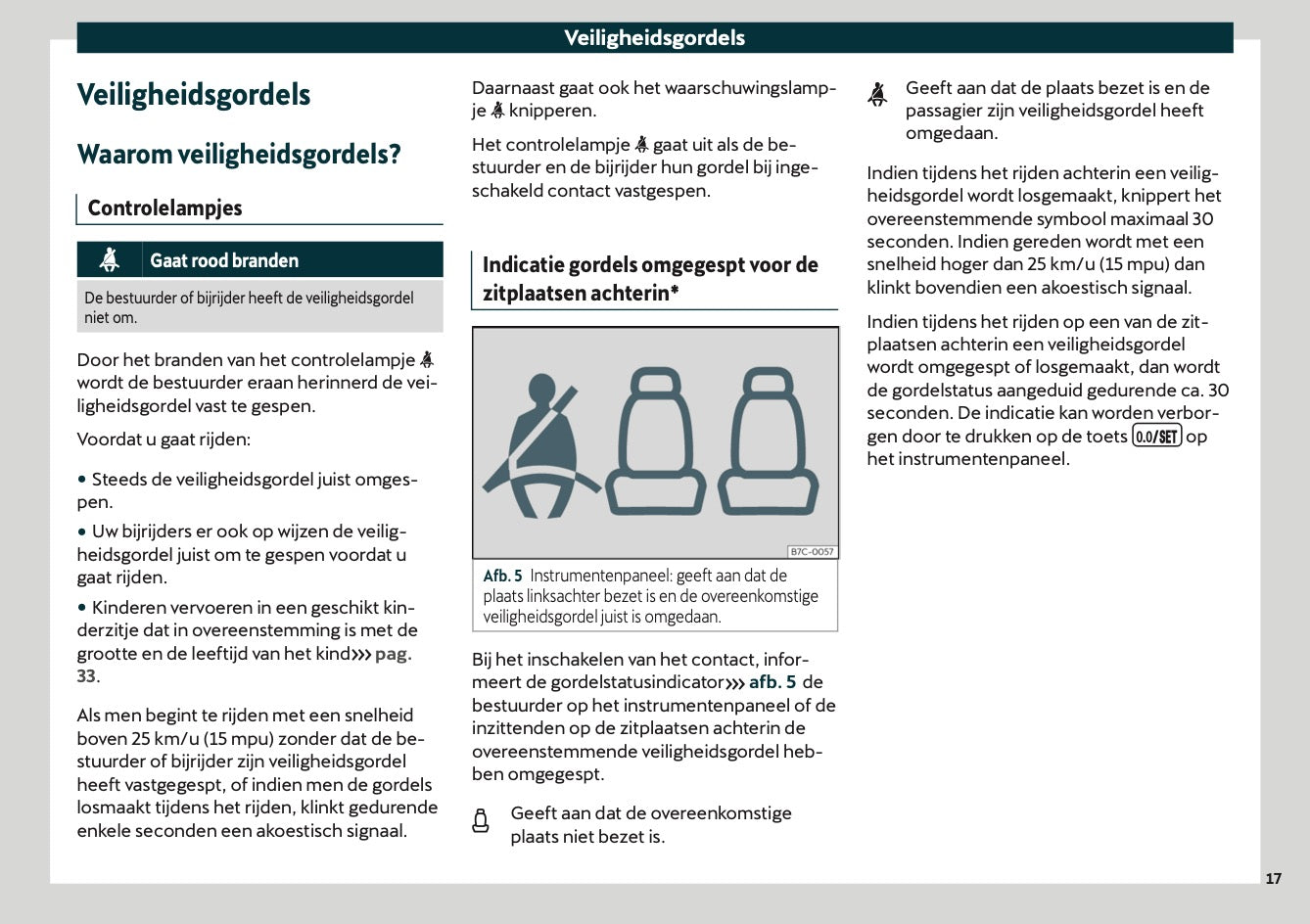 2021 Cupra Ateca Owner's Manual | Dutch