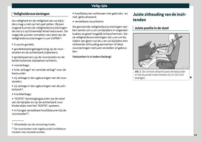 2020-2021 Cupra Formentor Owner's Manual | Dutch