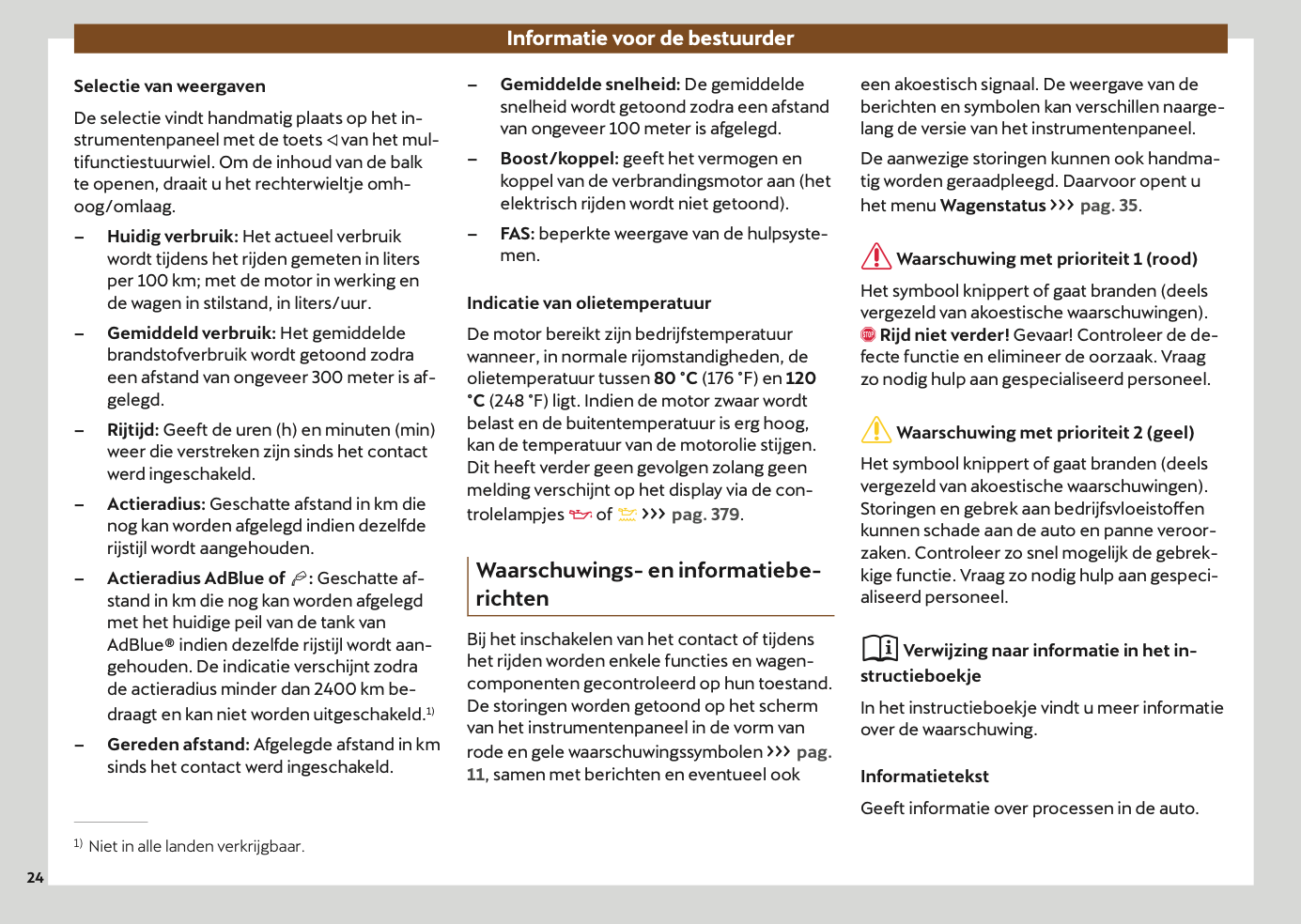 2024-2025 Cupra Formentor Owner's Manual | Dutch