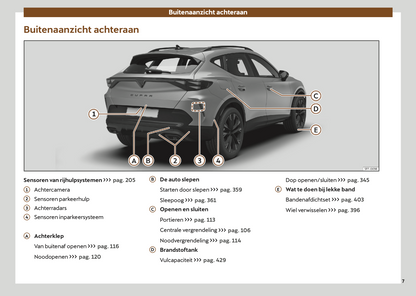 2024-2025 Cupra Formentor Owner's Manual | Dutch