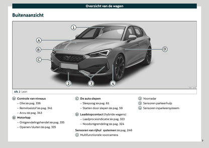 2021 Cupra Leon Gebruikershandleiding | Nederlands