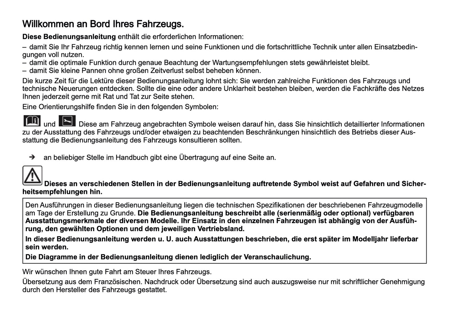 2025 Dacia Bigster Owner's Manual | German