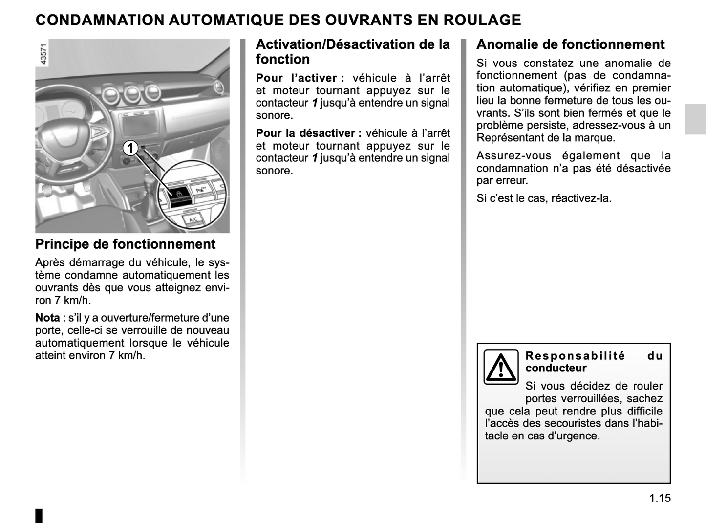 2022-2024 Dacia Duster Gebruikershandleiding | Frans