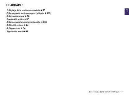 2024-2025 Dacia Duster Owner's Manual | French