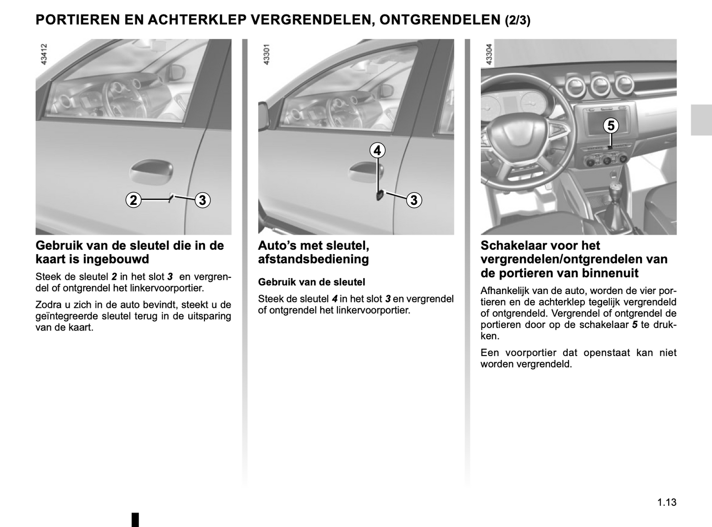 2022-2023 Dacia Duster Owner's Manual | Dutch