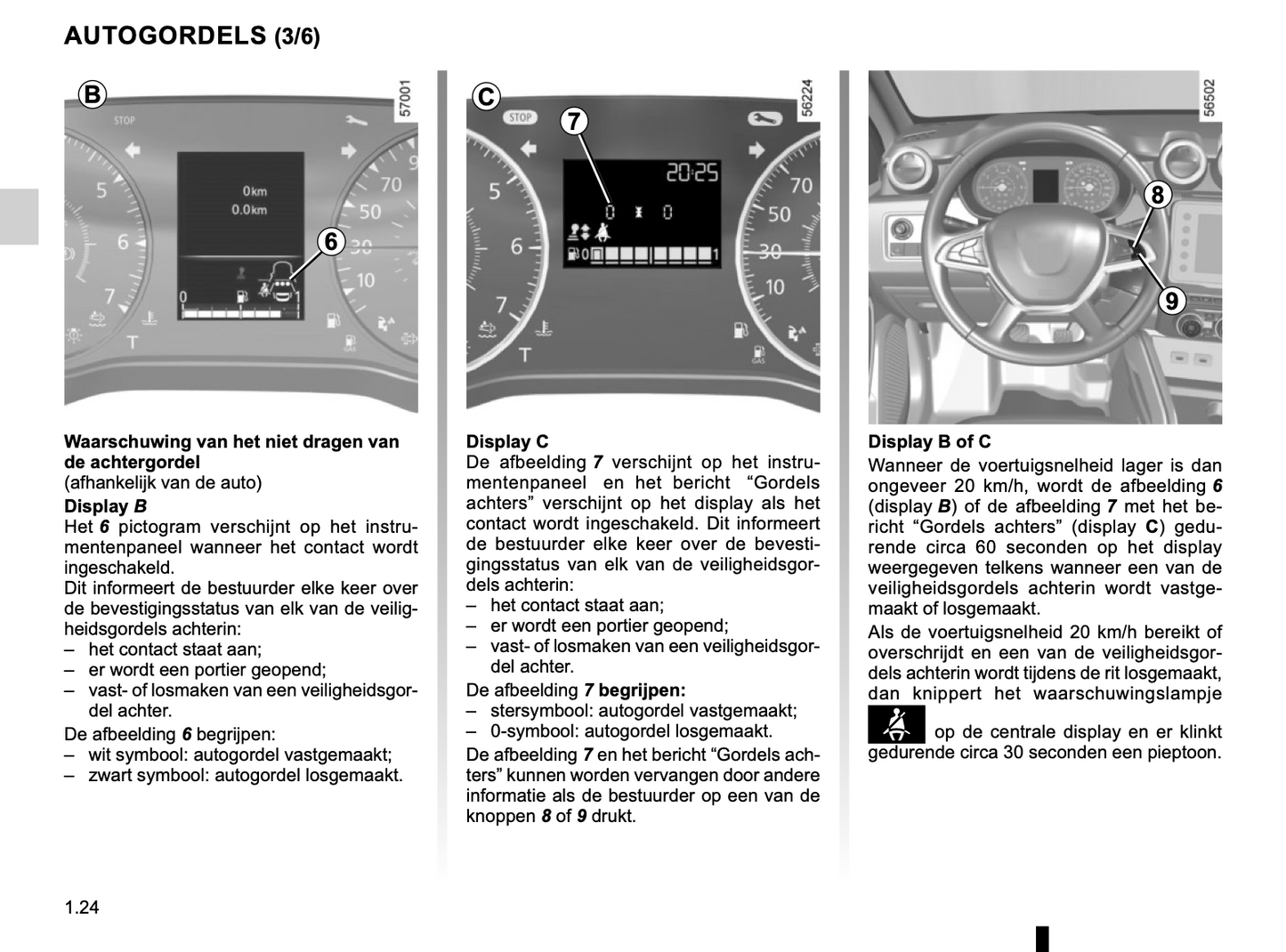 2022-2023 Dacia Duster Owner's Manual | Dutch