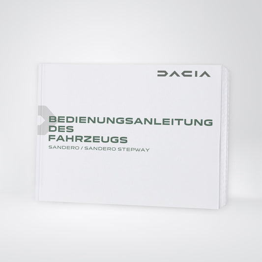 2025-2026 Dacia Sandero/Sandero Stepway Owner's Manual | German