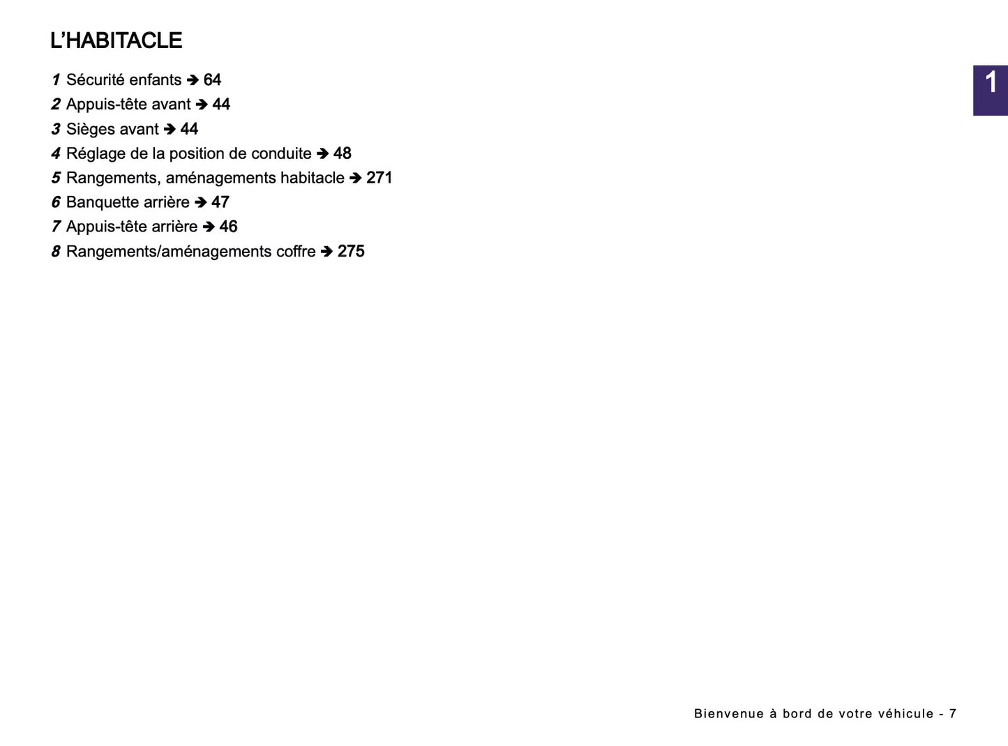 2024-2025 Dacia Sandero/Sandero Stepway Owner's Manual | French