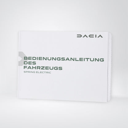 2024-2025 Dacia Spring Electric Owner's Manual | German