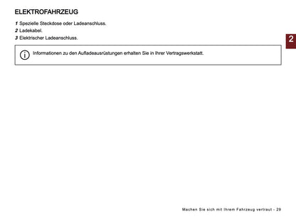 2026 Dacia Spring Electric Owner's Manual | German