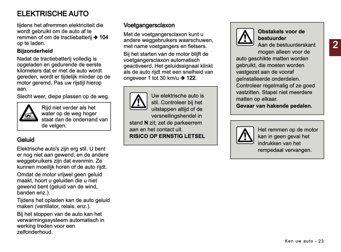 2024 Dacia Spring Electric Owner's Manual | Dutch