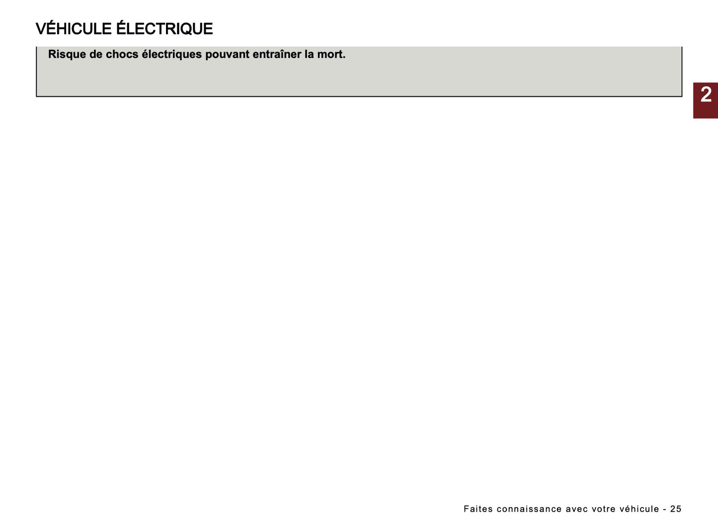 2024-2025 Dacia Spring Electric Owner's Manual | French
