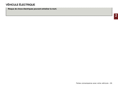 2024-2025 Dacia Spring Electric Owner's Manual | French