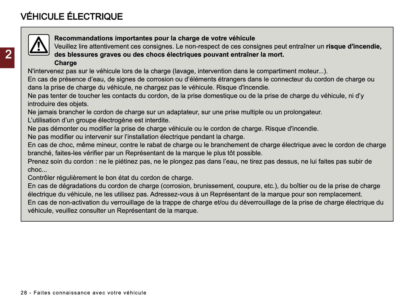 2024-2025 Dacia Spring Electric Owner's Manual | French