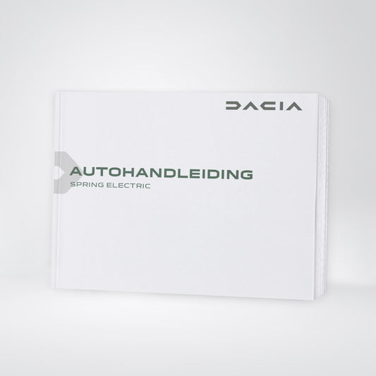 2026 Dacia Spring Electric Owner's Manual | Dutch