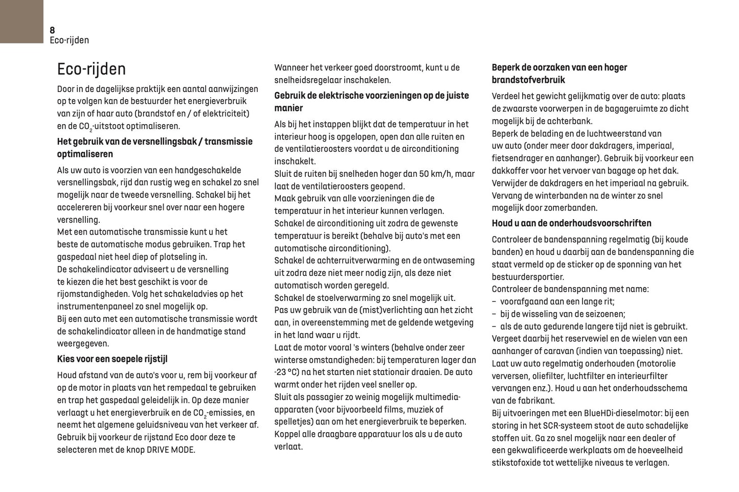 2024-2025 DS Automobiles DS 3 Owner's Manual | Dutch