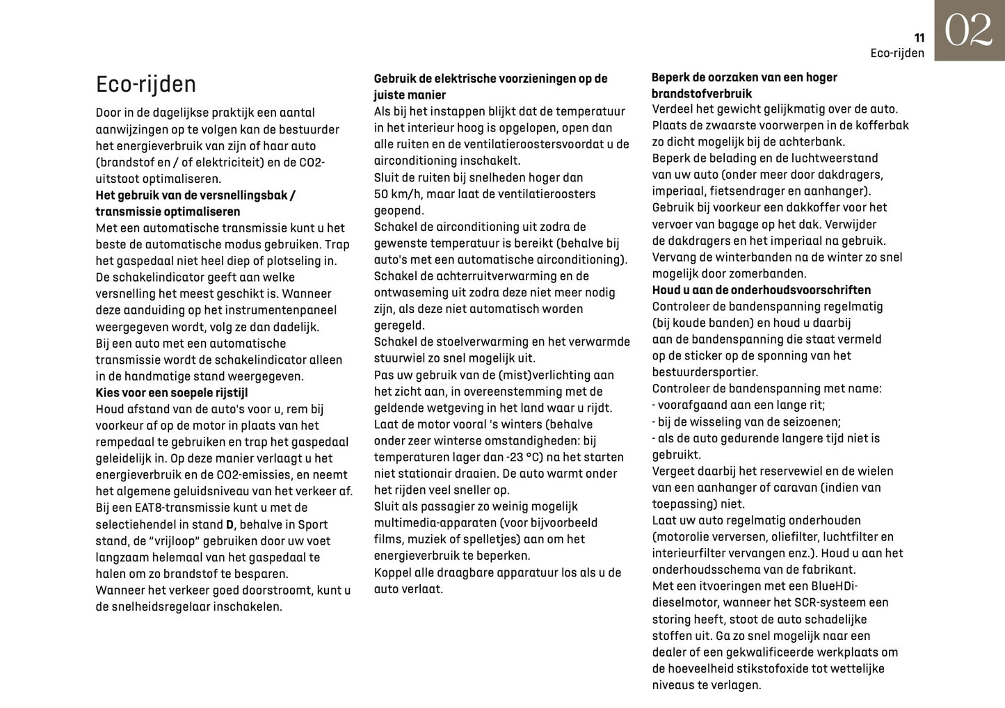 2024-2025 DS Automobiles DS 4 Owner's Manual | Dutch