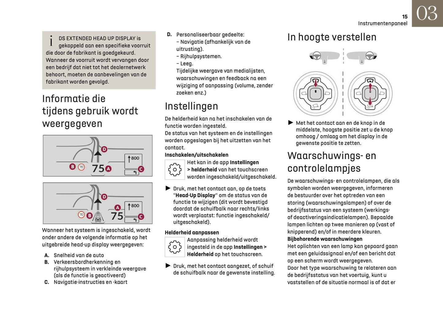 2024-2025 DS Automobiles DS 4 Owner's Manual | Dutch