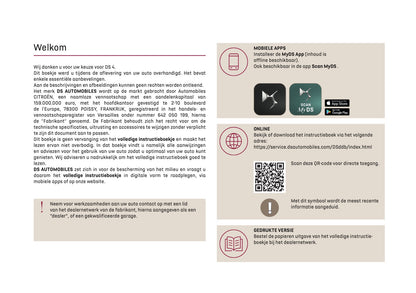 2024-2025 DS Automobiles DS 4 Owner's Manual | Dutch