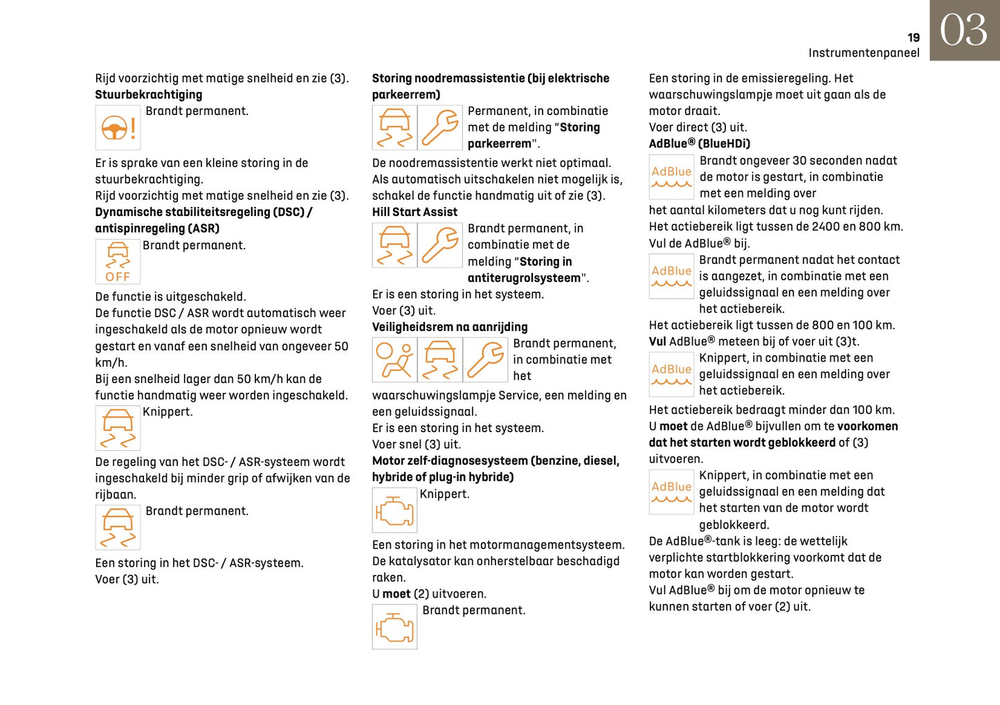 2024-2025 DS Automobiles DS 4 Owner's Manual | Dutch