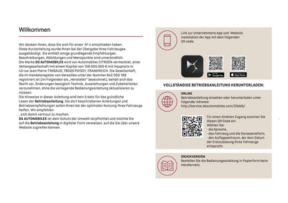 2025 DS Automobiles N4 Owner's Manual | German