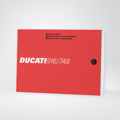 1998 Ducati 916/748 Owner's Manual | English