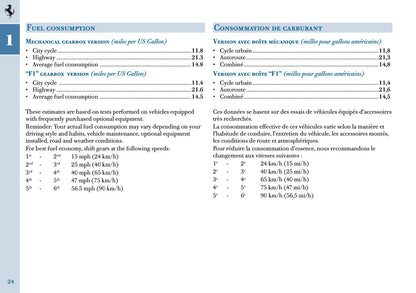 2005 Ferrari 612 Scaglietti Owner's Manual | English US