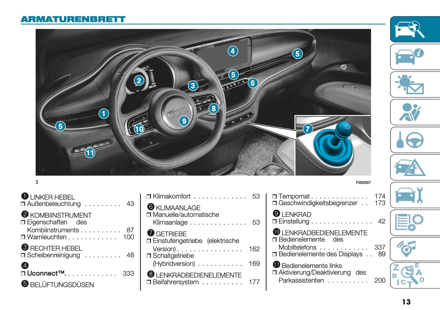2026 Fiat 500 Owner's Manual | German