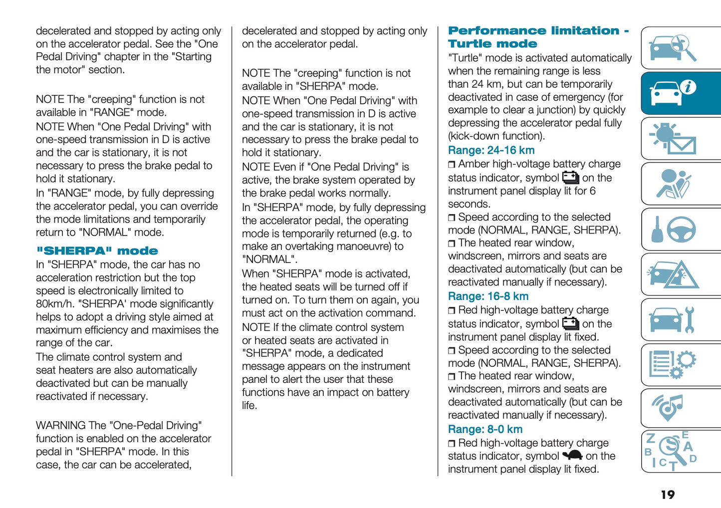 2022-2023 Fiat 500 Owner's Manual | English