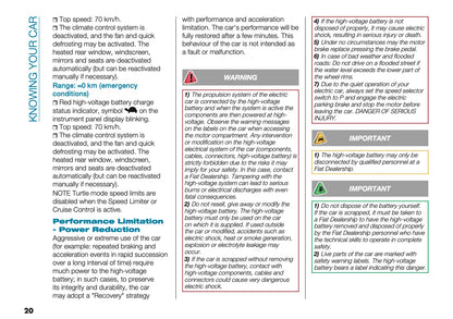 2022-2023 Fiat 500 Owner's Manual | English