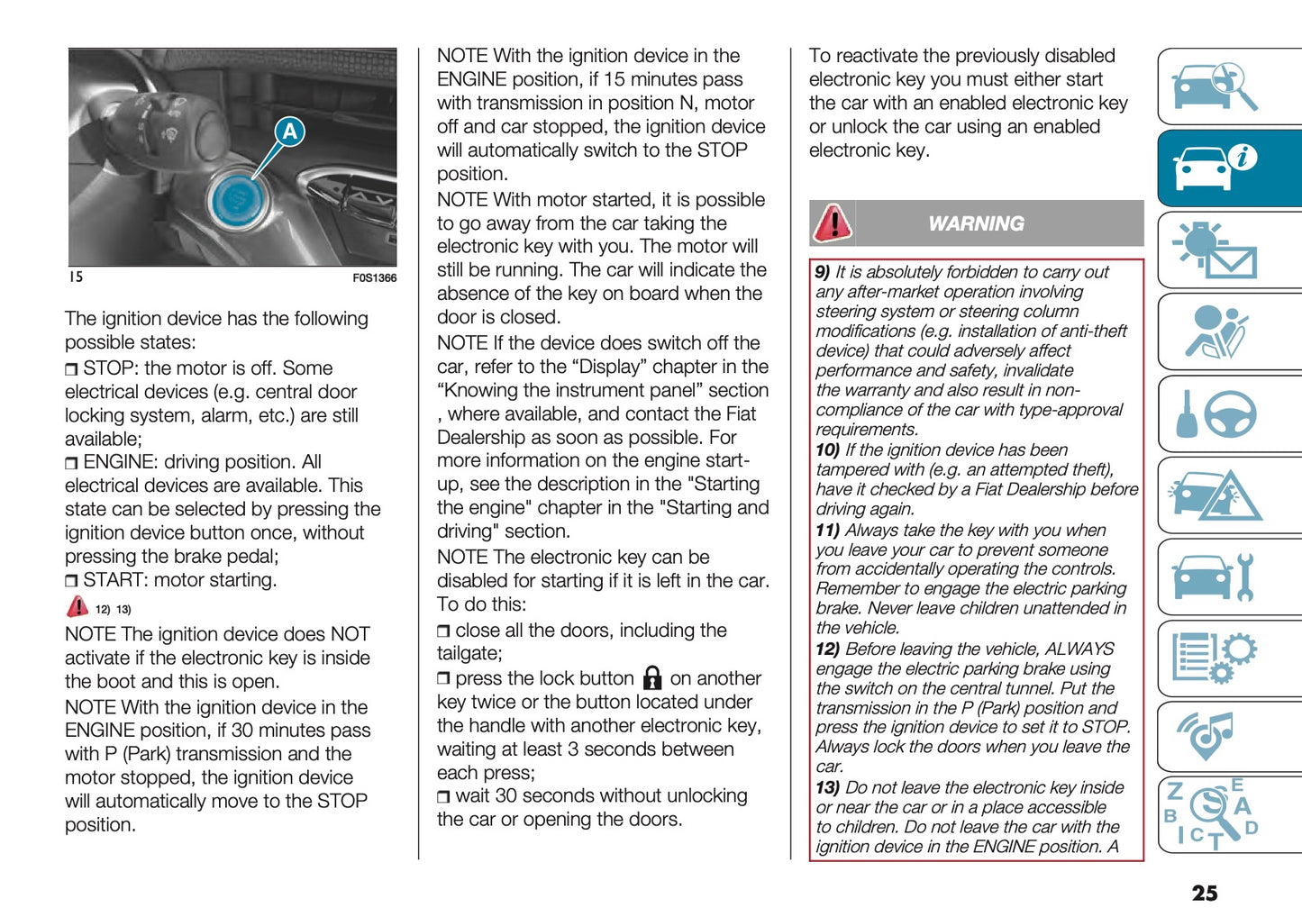 2022-2023 Fiat 500 Owner's Manual | English