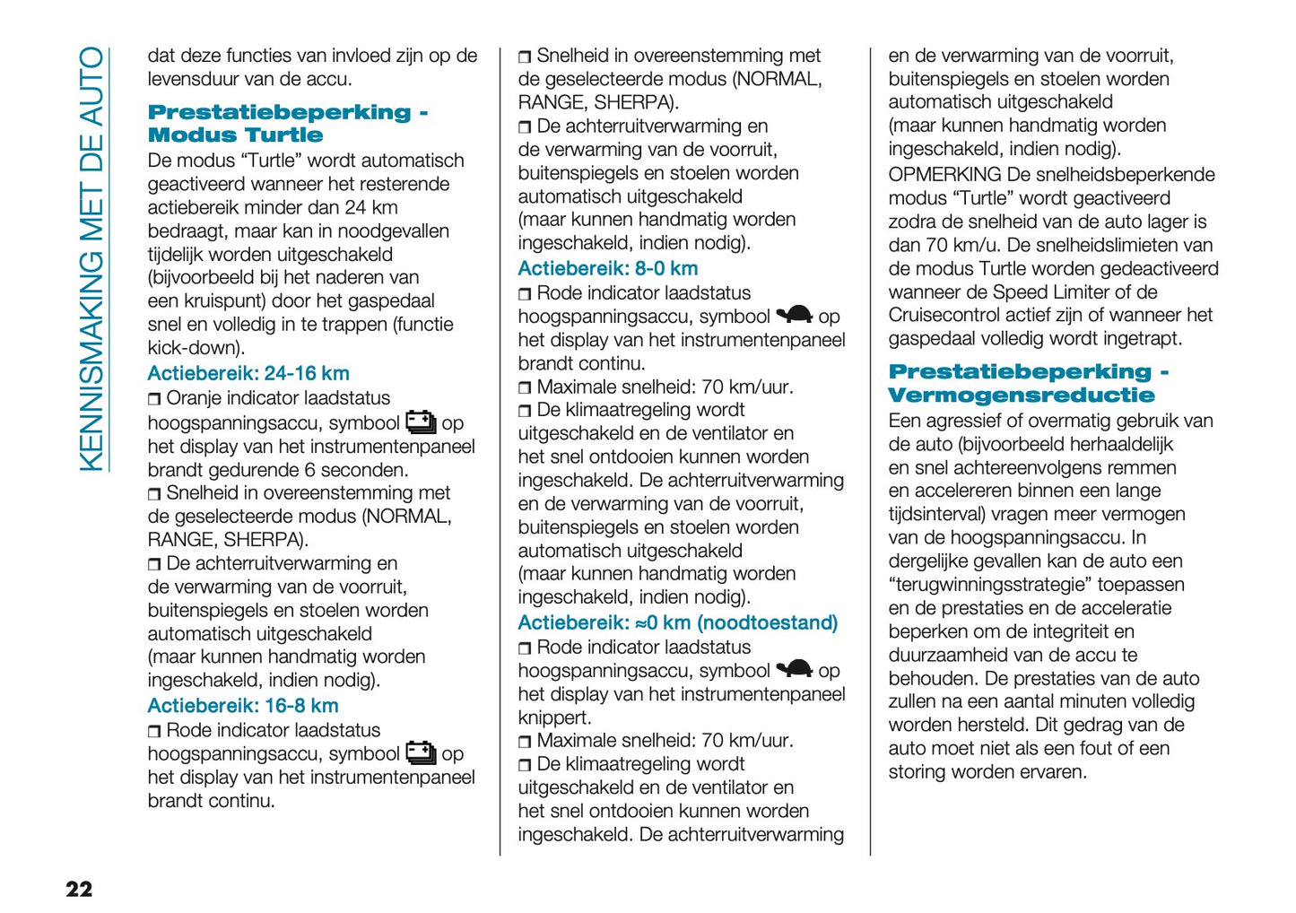 2026 Fiat 500 Owner's Manual | Dutch