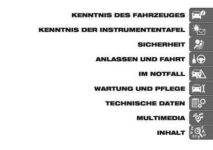 2024-2026 Fiat 500X Bedienungsanleitung | Deutsch