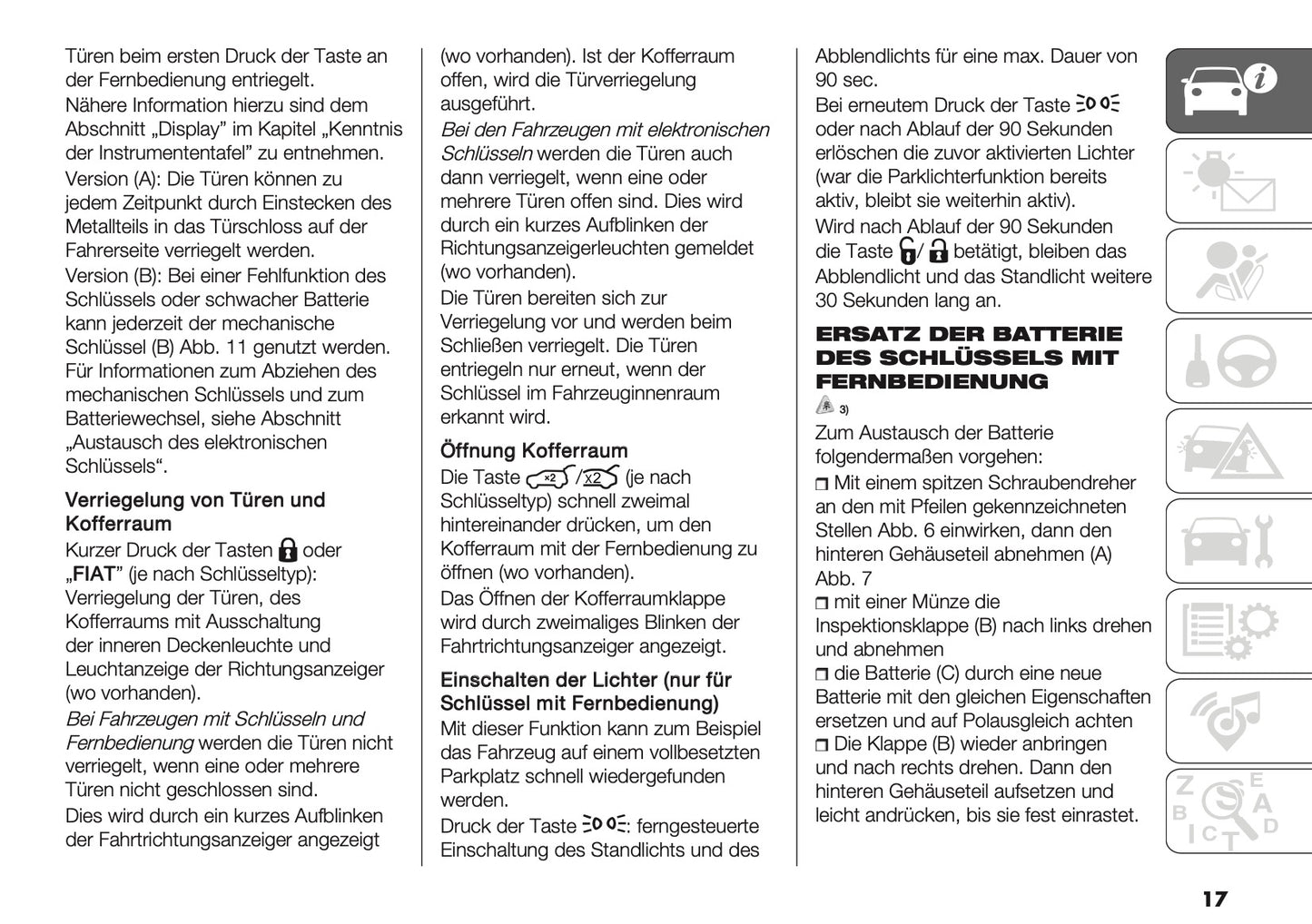 2024-2026 Fiat 500X Bedienungsanleitung | Deutsch