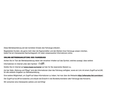 2024-2026 Fiat 500X Bedienungsanleitung | Deutsch