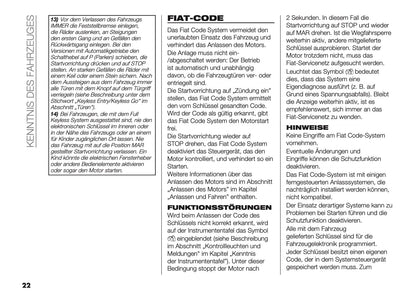 2024-2026 Fiat 500X Bedienungsanleitung | Deutsch