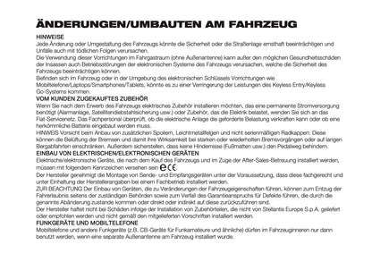 2024-2026 Fiat 500X Bedienungsanleitung | Deutsch